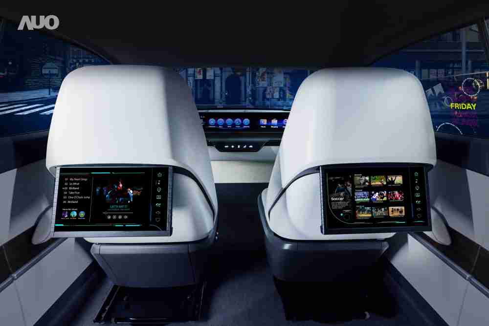 汇旺支付新一代Smart Cockpit 2024，，，，以Micro LED先进显示技术优势，，创建〝可卷式后座娱乐显示器〞，，，，仅在互动时才显示出所需画面及信息，，，，扩充更丰富的娱乐和交互信息服务，，获国际奖项荣耀